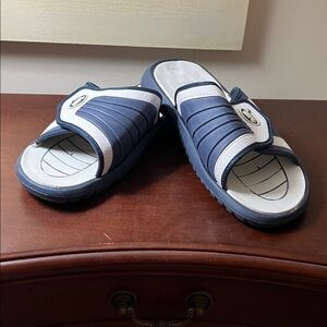Air Balance Navy/White Slides / Flip Flips Size 12